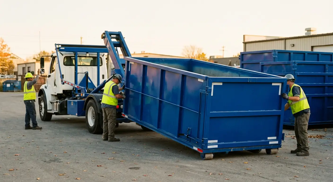Commercial waste management and dumpster rental logistics in Carlsbad, CA