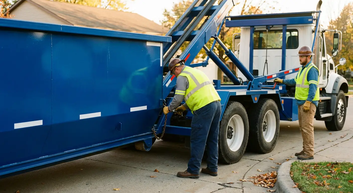 Dumpster delivery safety protocols in Carlsbad, CA